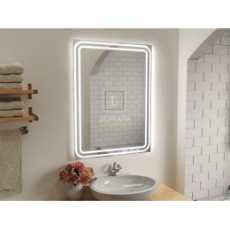 Зеркало в ванную комнату с подсветкой Моресс